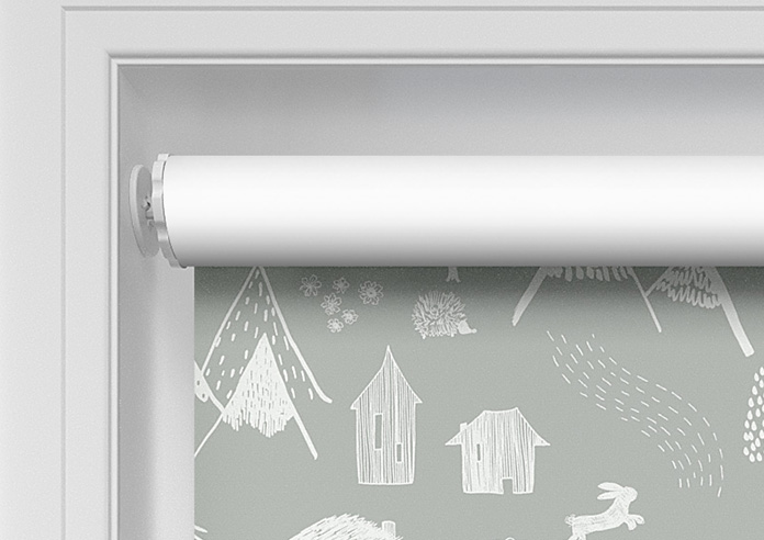 Mountain Hilltop, Mid Grey - Twist&Fit Roller Blind - Image 10